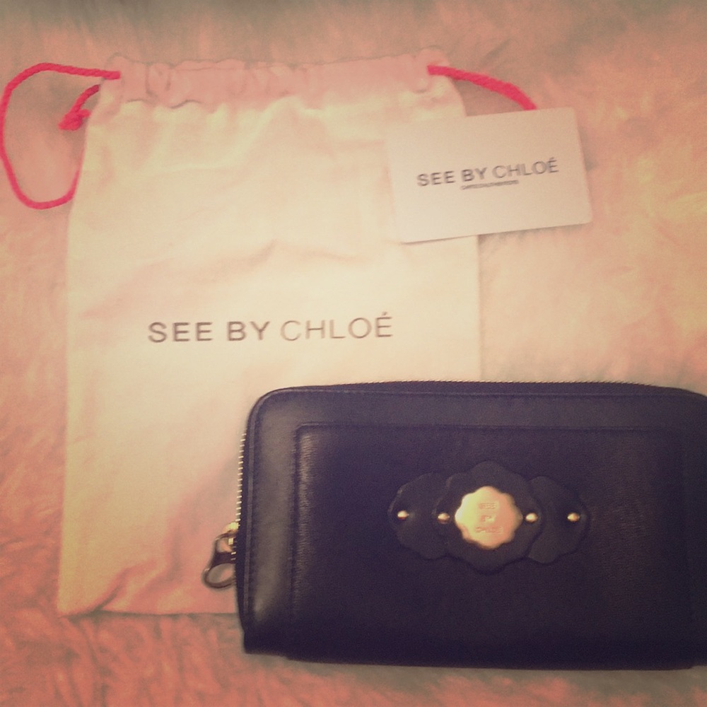 Authentic See By Chloe zip wallet